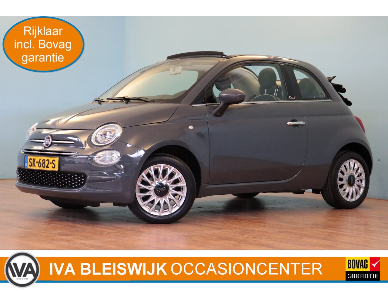 Fiat 500 - Cabrio 0.9 TwinAir Turbo Lounge | APPCONNECT | AIRCO | CRUISE | LED DAGRIJ | LMV15' | - AutoWereld.nl