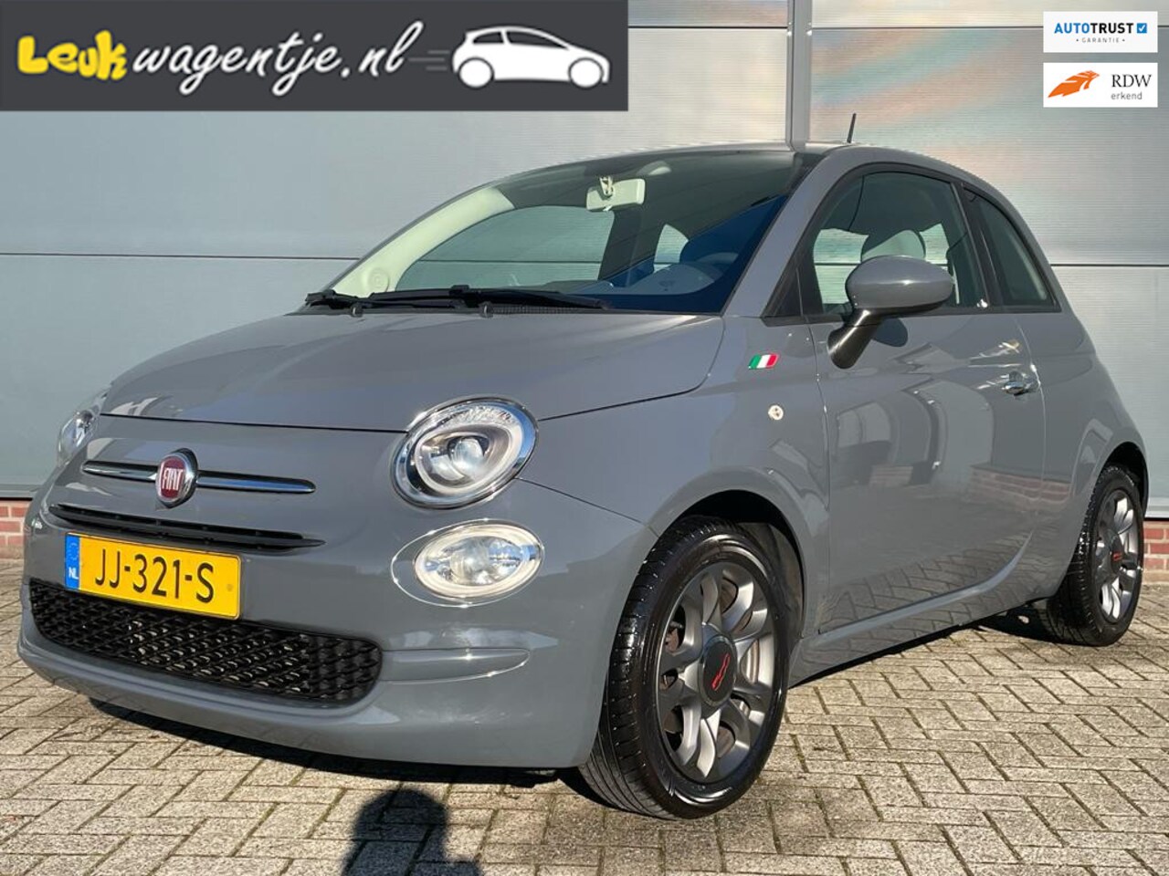 Fiat 500 - 1.0 TwinAir PopStar *airco *lichtm. velgen *NL auto - AutoWereld.nl