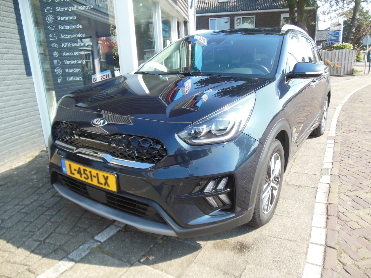 Kia Niro - 1.6 GDi Hybrid DynamicPlusLine 12 maanden Bovag garantie trekhaak carplay android schuifda - AutoWereld.nl