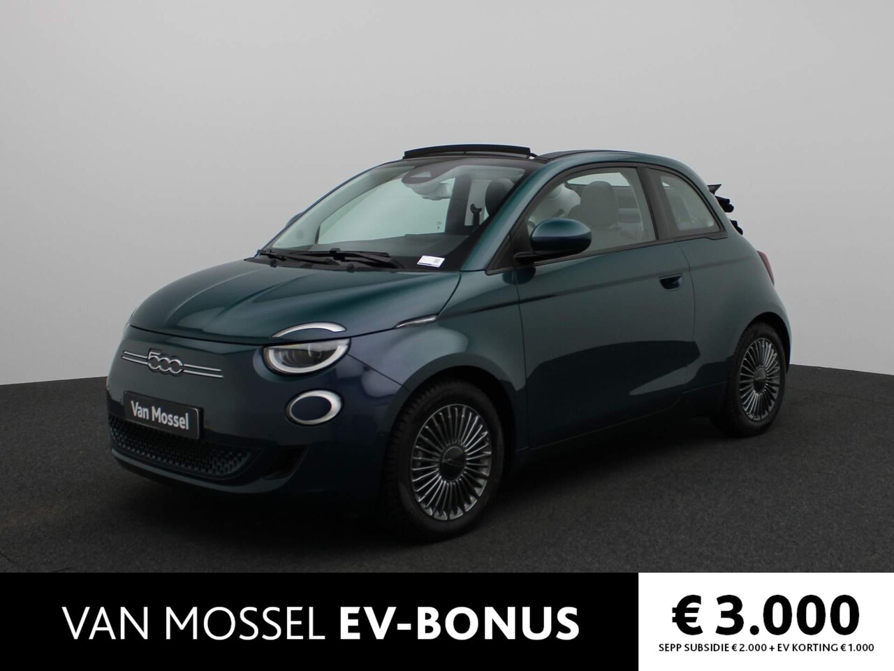 Fiat 500 C - Icon 42 kWh 118Pk Cabriolet | Navigatie | Apple & Android Carplay | Climate Control | Park - AutoWereld.nl