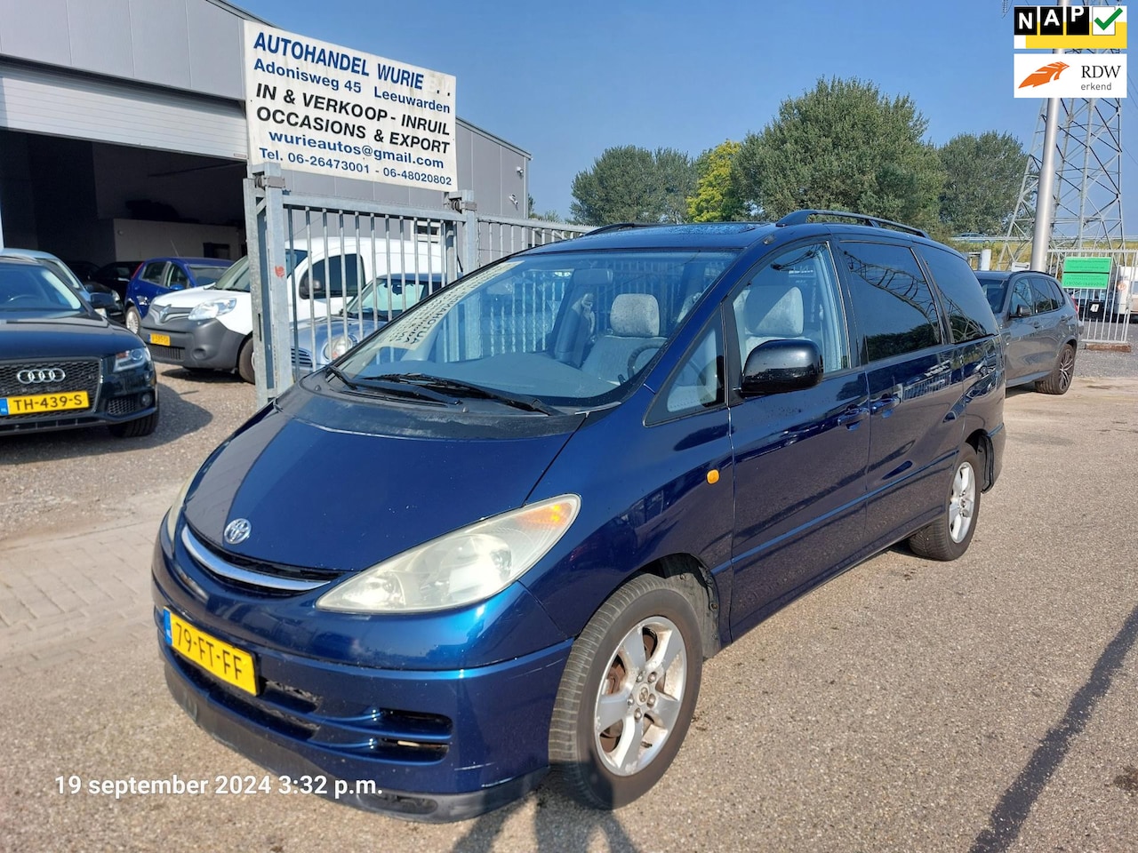 Toyota Previa - 2.4-16V VVT-i Sol/7P/Automaat / Apk 25-7-2025 - AutoWereld.nl