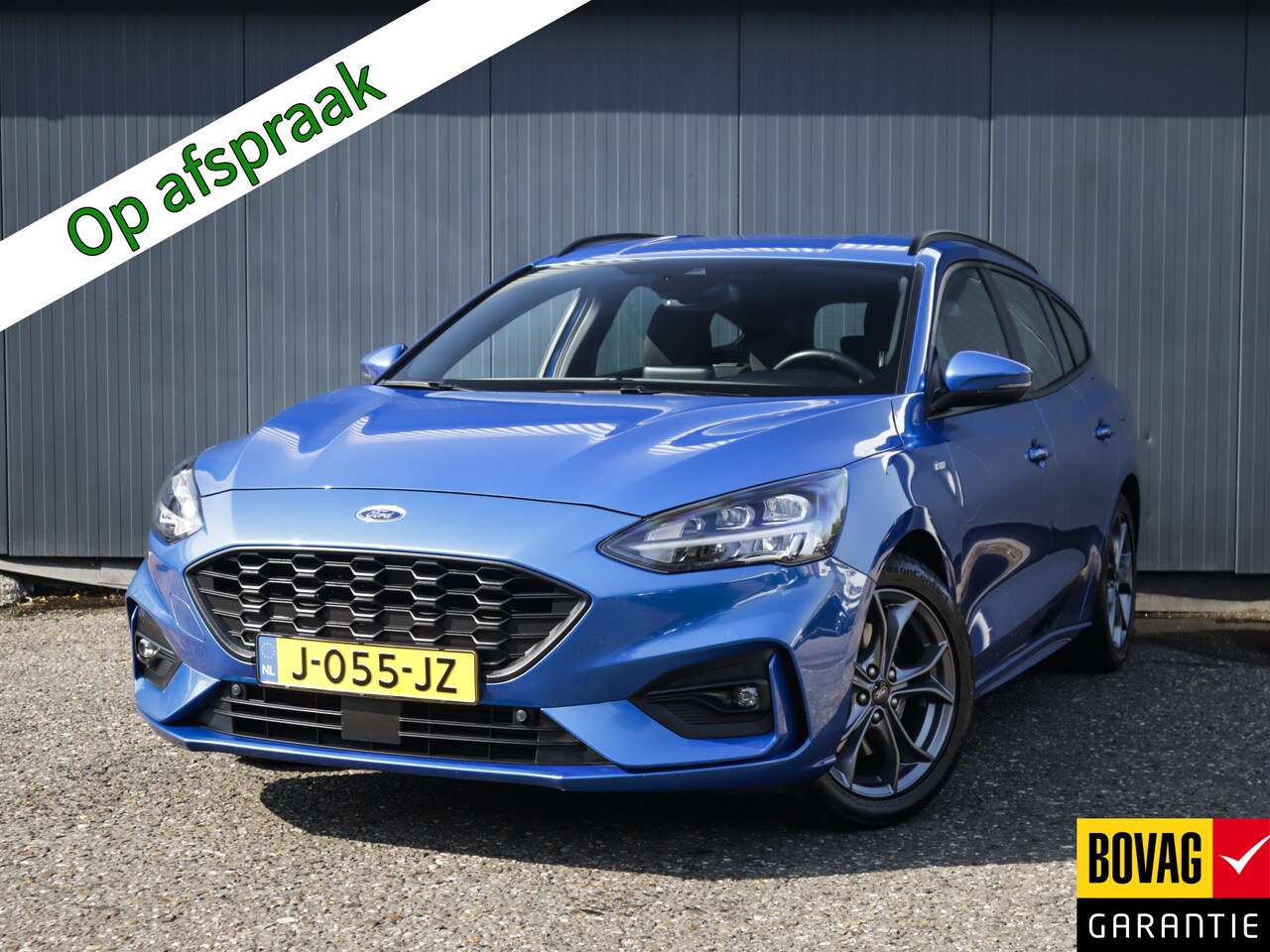 Ford Focus Wagon - 1.0 EcoBoost Hybrid ST Line Business 1.0 EcoBoost Hybrid ST Line Business (124 PK) 1e-Eig, Dealer-Onderh, 12-Mnd-BOVAG, NL-Auto - AutoWereld.nl