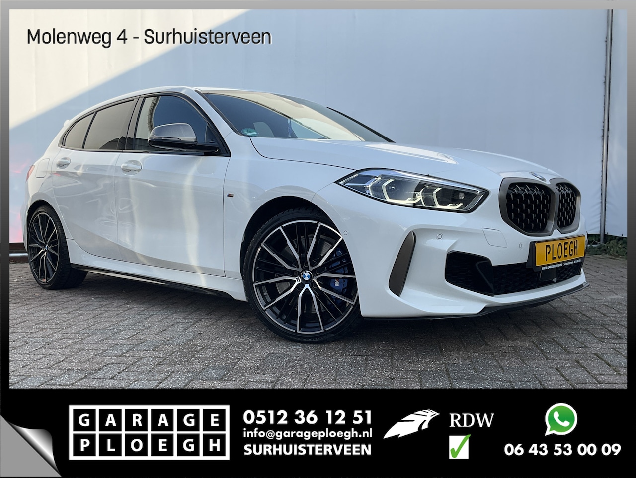 BMW 1-serie - M135i 306pk xDrive M-Sport Automaat HUD Stoel-stuurverw. BOMMETJE! - AutoWereld.nl