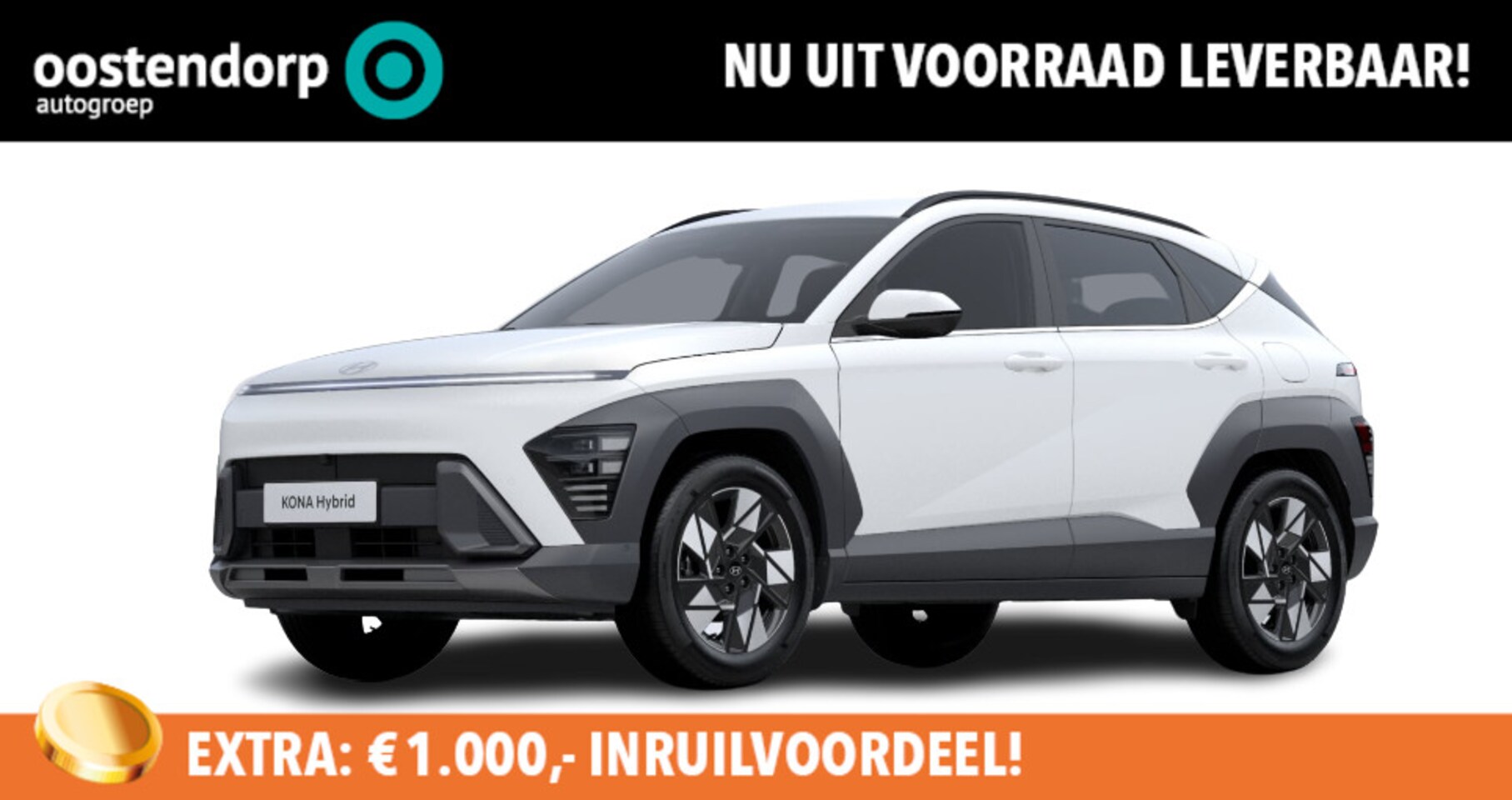 Hyundai Kona - 1.6 GDI HEV Premium € 4.500,- korting | Voorraadactie | snel rijden - AutoWereld.nl