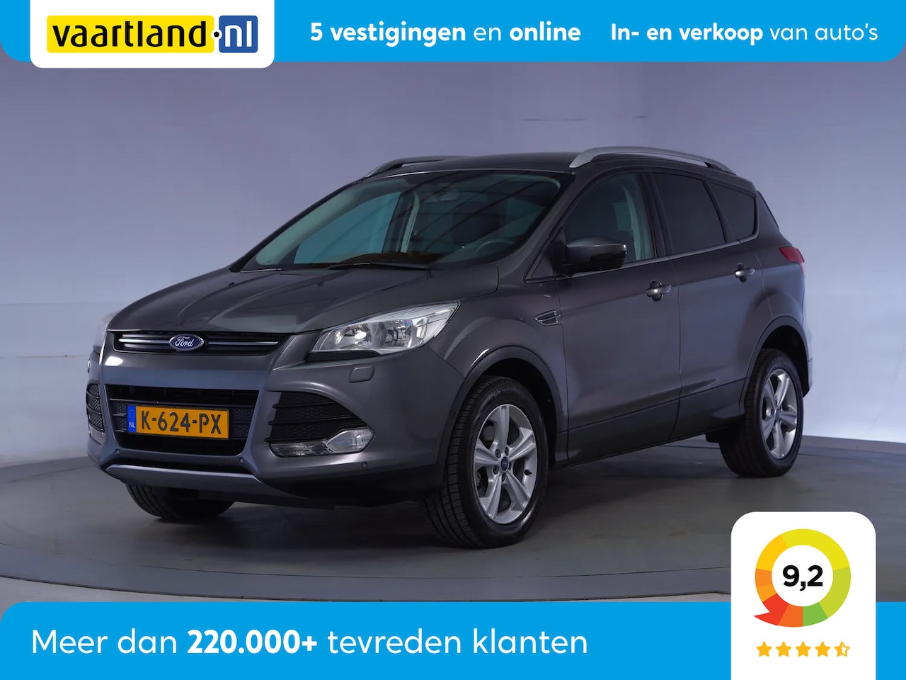 Ford Kuga - 1.6 Titanium [ Trekhaak Cruise control Parkeersensoren] - AutoWereld.nl