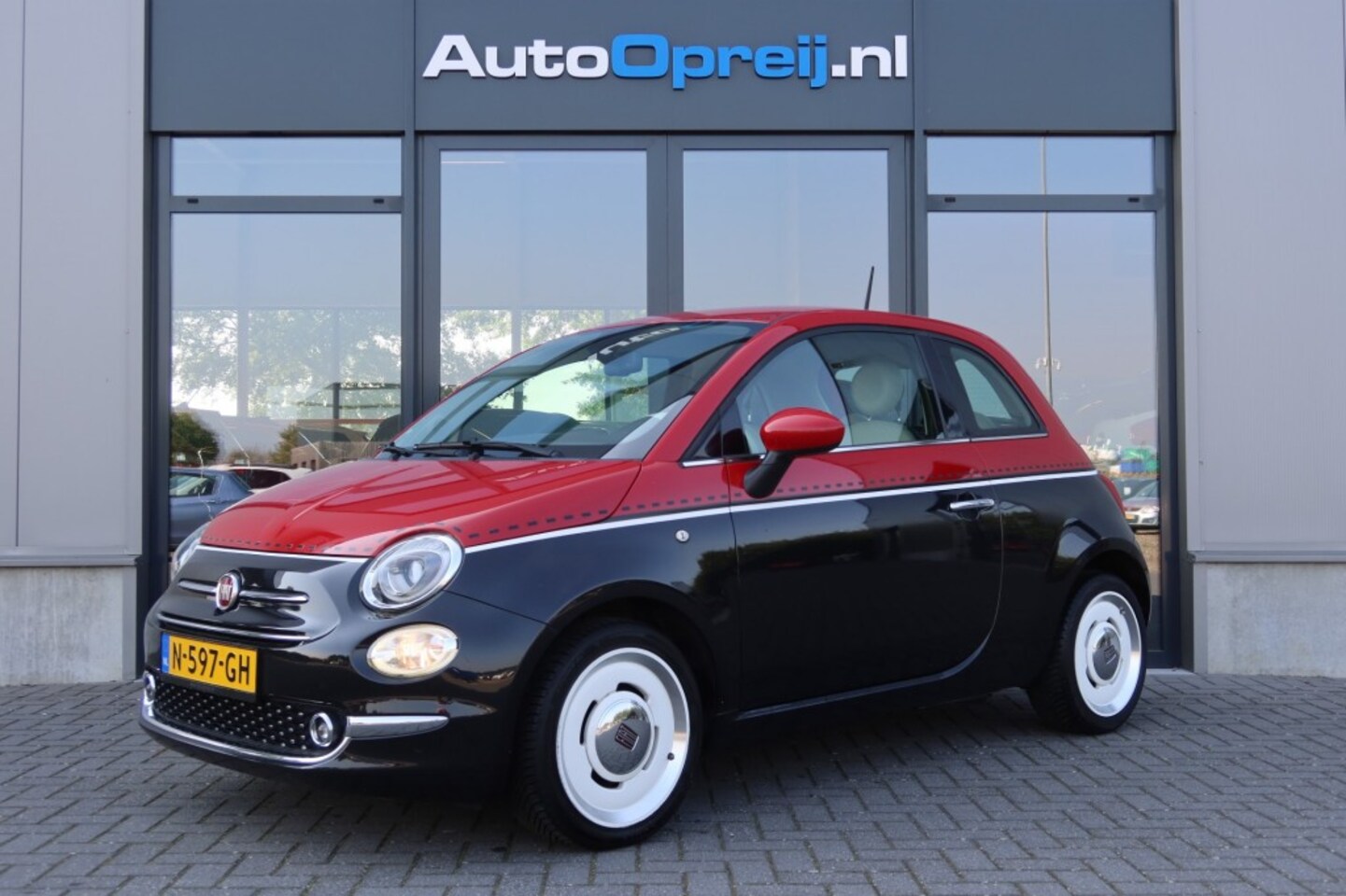 Fiat 500 - 1.2 Second Skin Vintage Clima, PDC, 16 LM-Vintage velgen - AutoWereld.nl