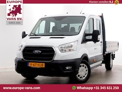 Ford Transit - 350 2.0 TDCI 130pk L3H1 D.C. Trend Open Laadbak Trekhaak 2800kg 11-2021