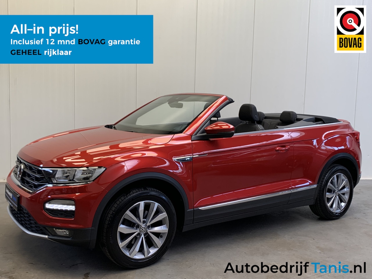 Volkswagen T-Roc Cabrio - 1.0 TSI R-Line 115Pk NAVI-ECC-PDC-DIGTAL COCKPIT-LMV - AutoWereld.nl