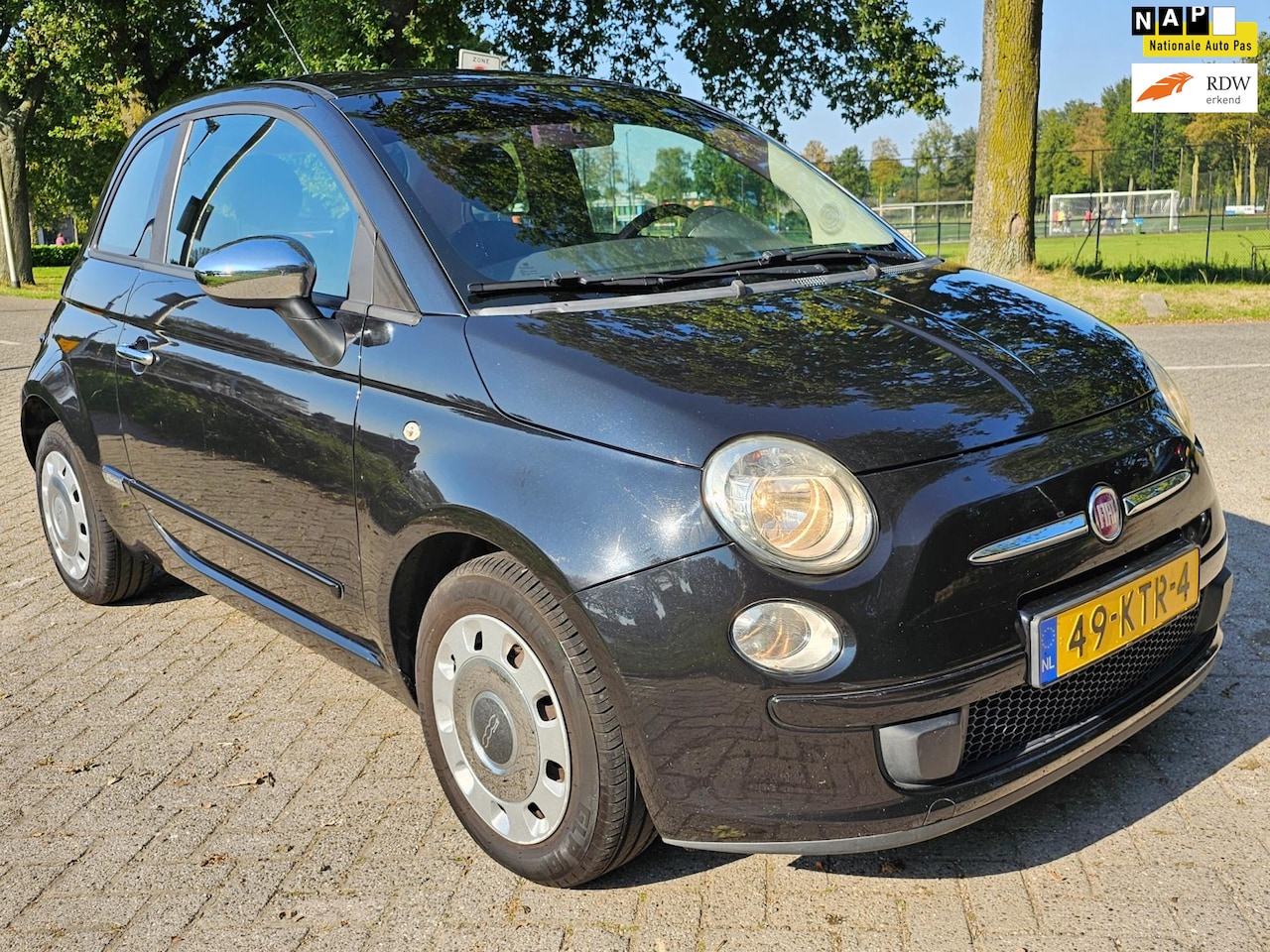 Fiat 500 - 1.2 Pop Automaat airco elektrische ramen cv op afs - AutoWereld.nl