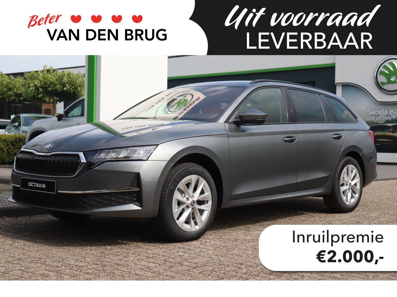 Skoda Octavia Combi - 1.5 TSI MHEV DSG 115pk First Edition | Navigatie | Trekhaak wegklapbaar | Travel Assist pa - AutoWereld.nl