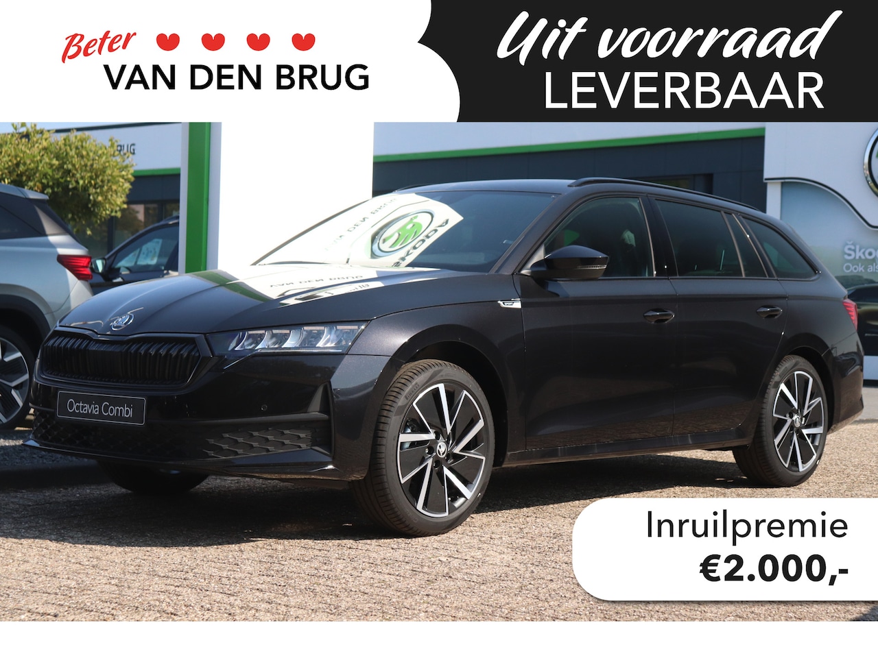 Skoda Octavia Combi - 1.5 TSI MHEV 150pk Sportline Business | Trekhaak | Adaptive cruise control | Navigatie | 1 - AutoWereld.nl