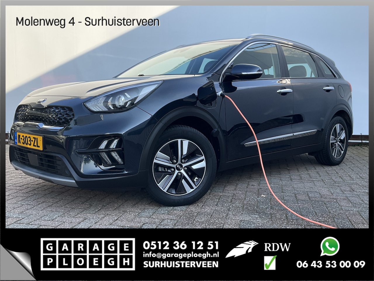 Kia Niro - 1.6 GDi PHEV DynamicLine 1e Eig Navi Camera Trekhaak - AutoWereld.nl