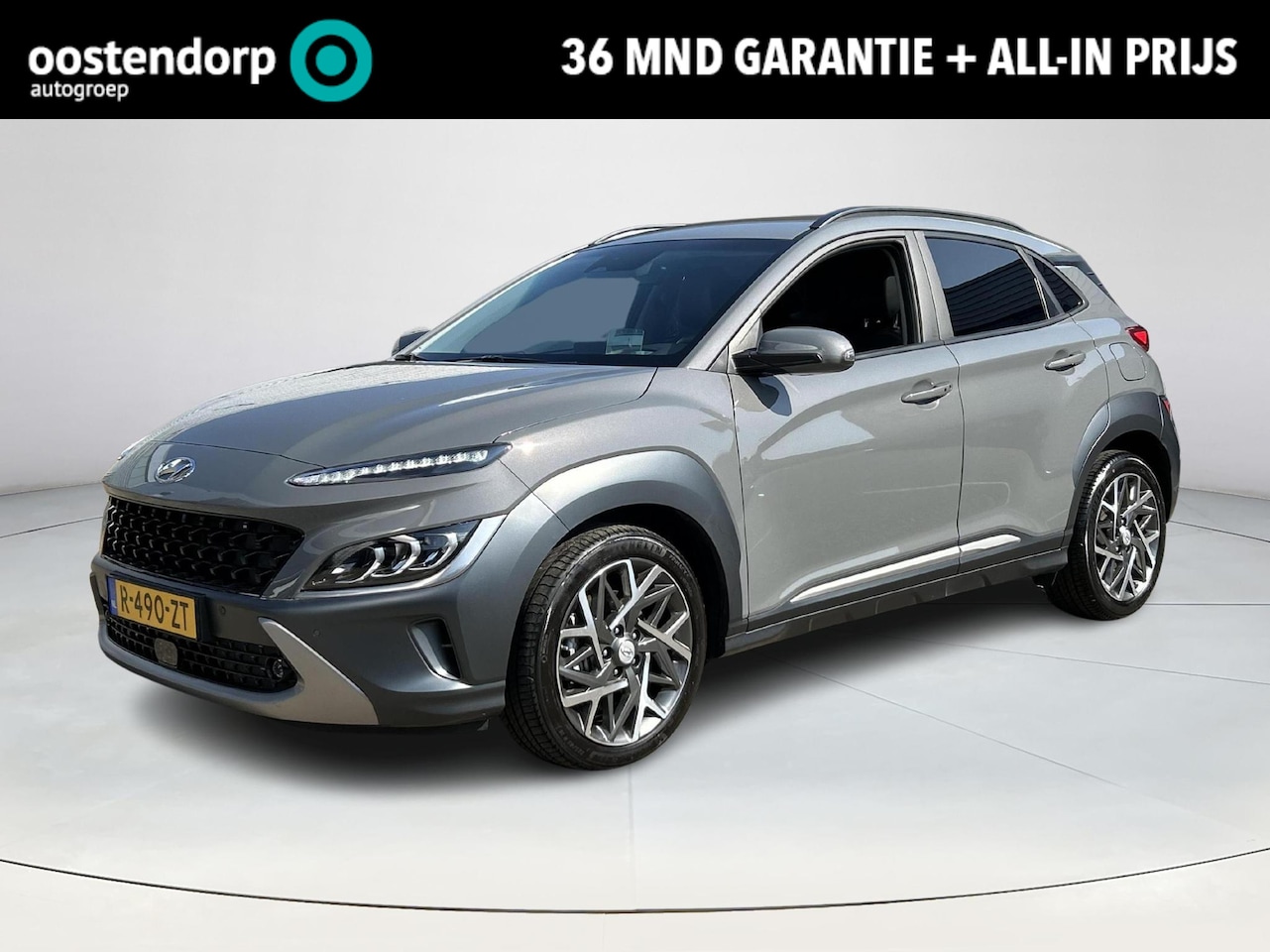 Hyundai Kona - 1.6 GDI HEV Premium Sky Stoelverwarming/ventilatie , Elektrische stoelen , Dodehoeksensor - AutoWereld.nl