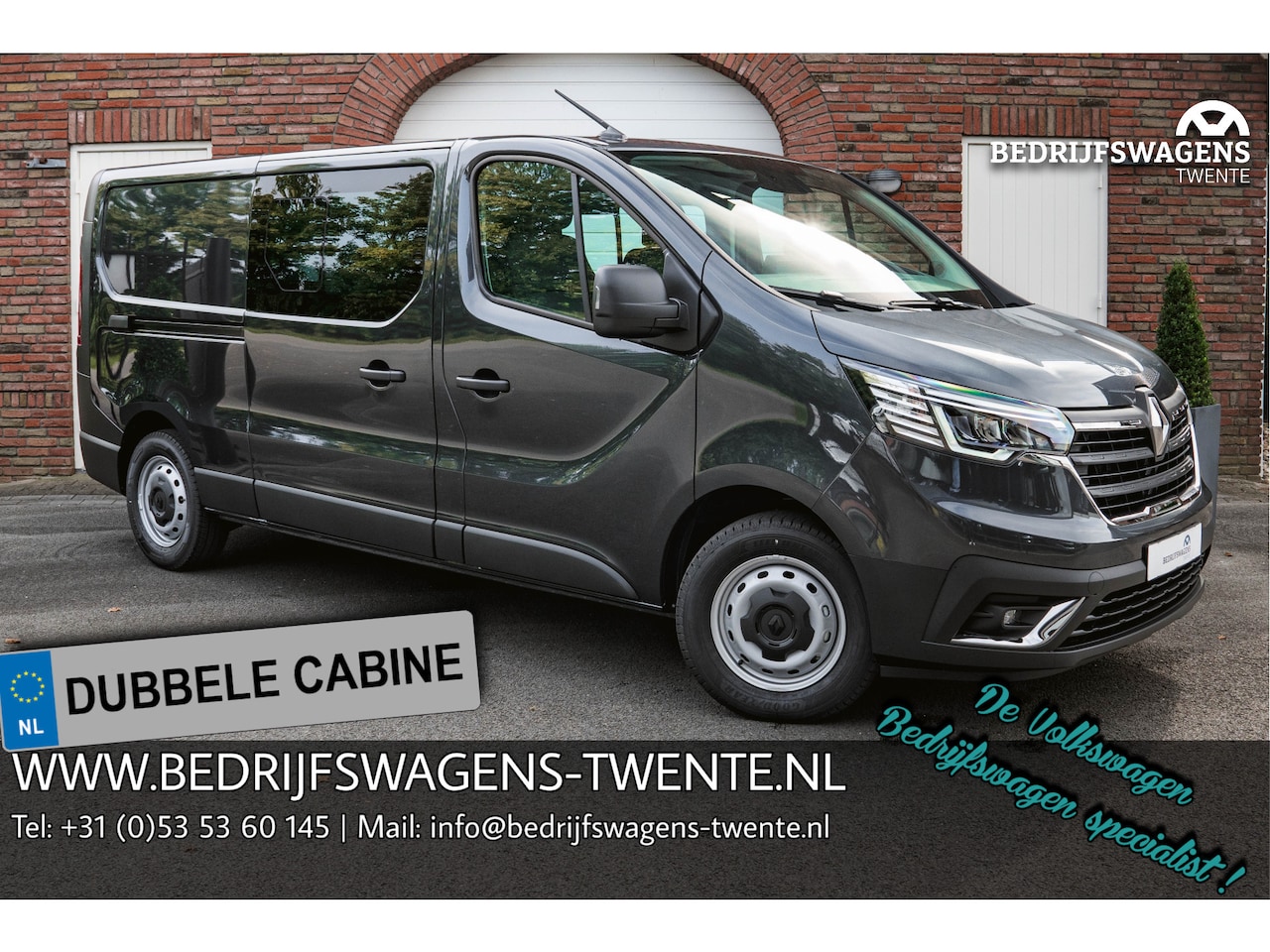 Renault Trafic - 2.0 Blue dCi 170PK Automaat. L2H1 DUB/CAB 2x Schuifdeur. | LED | NAVI | Cruise Contrtol | - AutoWereld.nl