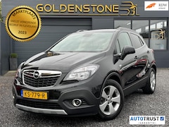 Opel Mokka - 1.4 T Cosmo 1e Eigenaar, Navi, Clima, Cruise, Leder, 6 Bak, PDC V+A, Trekhaak, APK tot 06