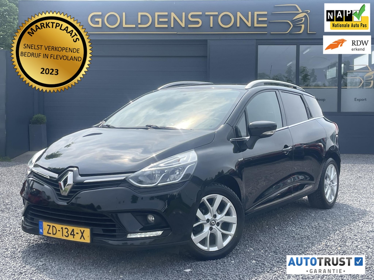 Renault Clio Estate - 0.9 TCe Limited 2e Eigenaar,Navi,Airco,Cruise,PDC,Keyless,N.A.P,APK tot 05-2025 - AutoWereld.nl