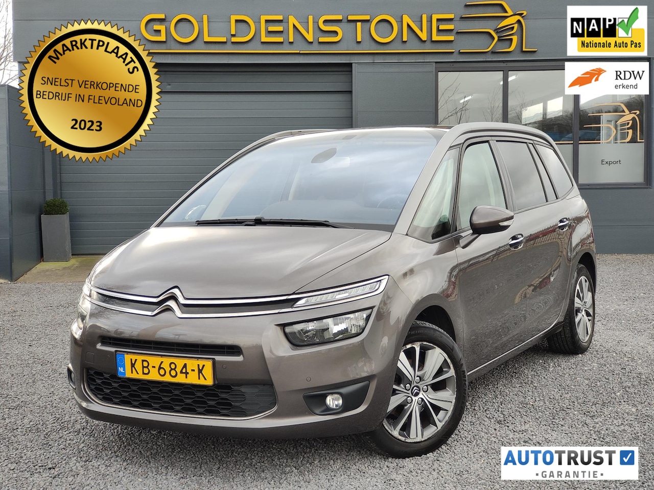 Citroën Grand C4 Picasso - 1.2 PureTech Business 1e Eigenaar,7 Zitsplaatsen,Navigatie,Camera,Clima,Cruise,N.A.P,Nieuw - AutoWereld.nl