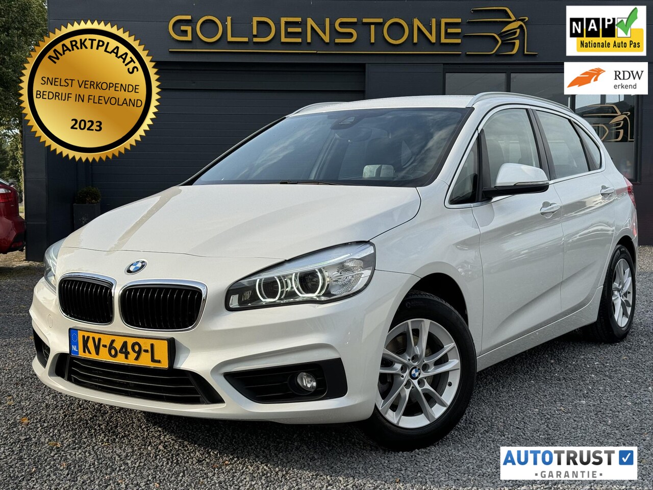 BMW 2-serie Active Tourer - 218i Centennial High Executive 2e Eigenaar,Navi,Clima,Cruise,HU Display,LM Velgen,Elek Ram - AutoWereld.nl