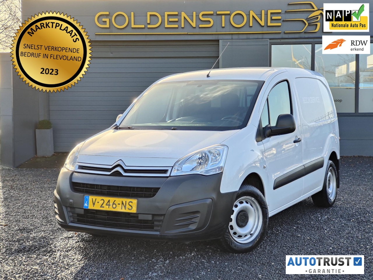 Citroën Berlingo - 1.6 BlueHDI 75 Club 1e Eigenaar,Airco,Elek Ramen,Cruise,Weinig KM,PDC Achter,N.A.P,Apk tot - AutoWereld.nl