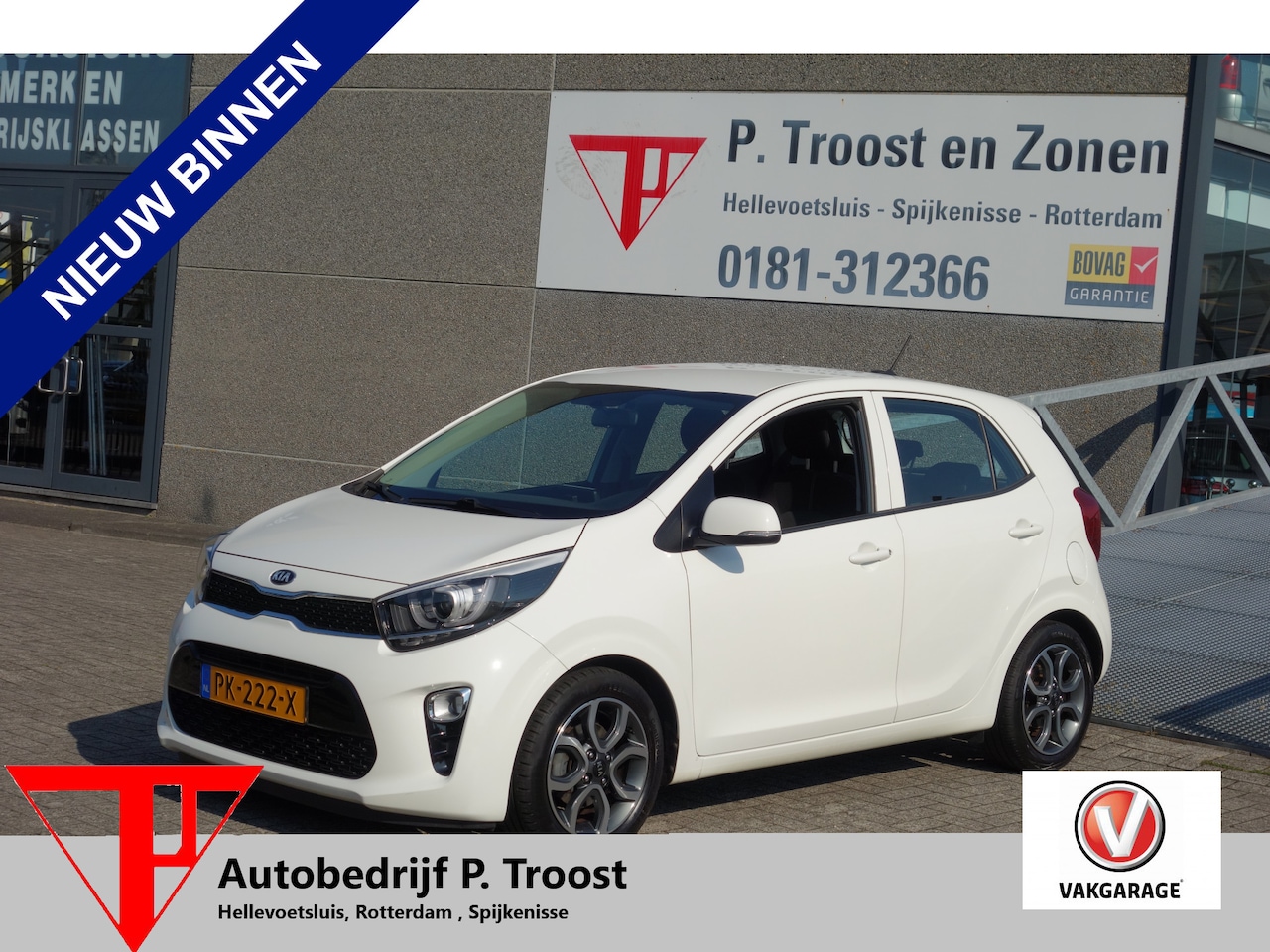 Kia Picanto - 1.0 CVVT First Edition NAVI/AIRCO/APPLE&ANDROID CARPLAY/L.M. VELGEN/CRUISE CONTROL. - AutoWereld.nl