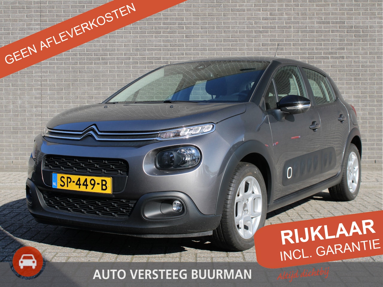 Citroën C3 - 1.2 PureTech S&S Feel Automaat Cruise/Climate control, Navigatie, Apple carplay/Android au - AutoWereld.nl