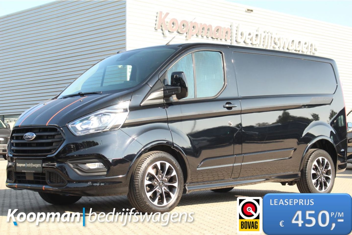 Ford Transit Custom - 310 2.0TDCI 170pk L1H1 Sport | Automaat | Cruise | Camera | Trekhaak | Lease 450,- p/m - AutoWereld.nl