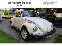 Volkswagen Kever Cabriolet - 1600 Hazard Streaker Wit | Witte Kap | Wit interieur