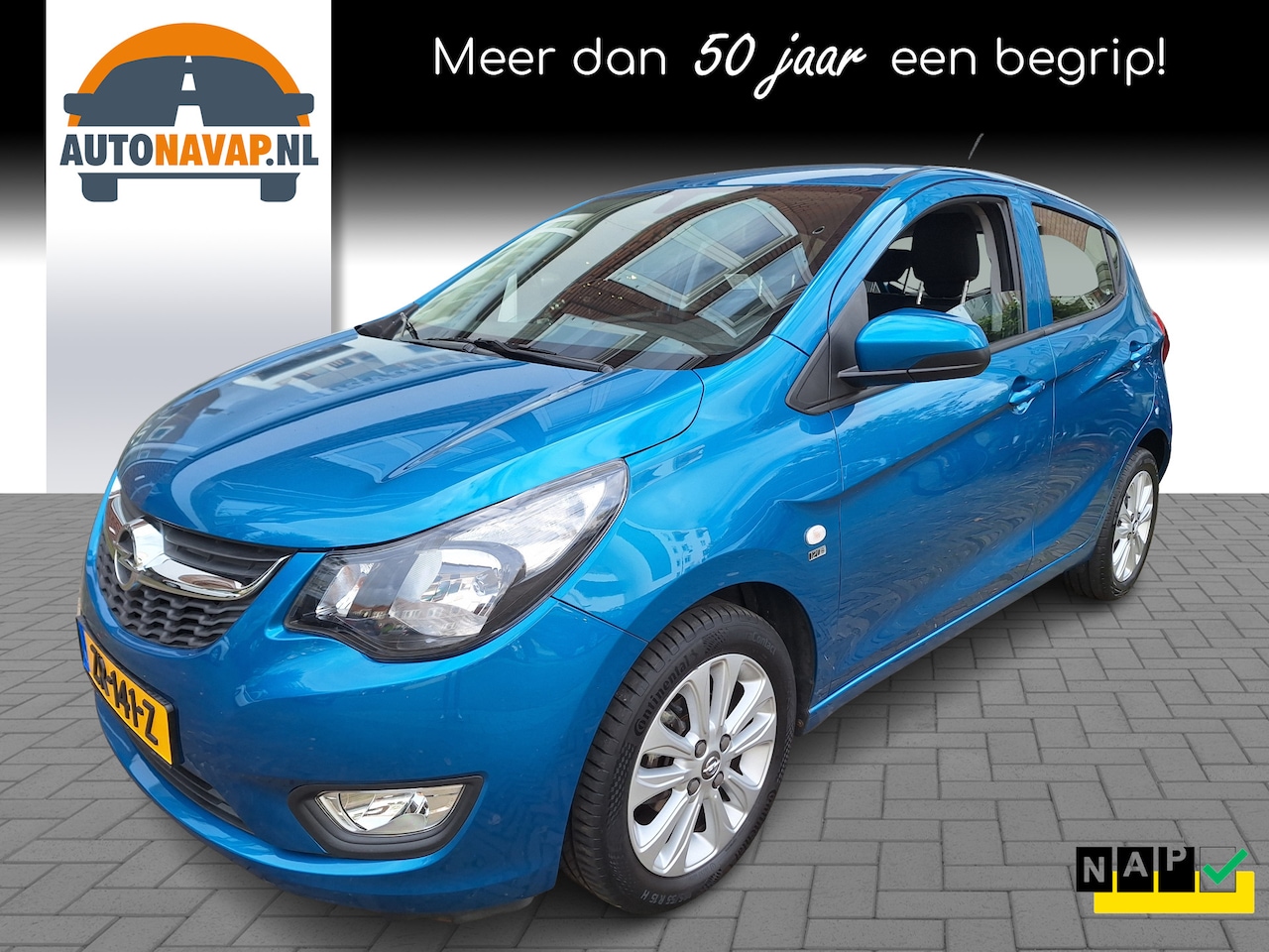 Opel Karl - 1.0 ecoFLEX 120 Jaar Edition /Navi/Apple/Android/Pdc/Cruise/1e Eig/NAP/garantie - AutoWereld.nl