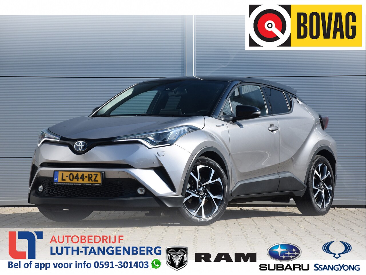 Toyota C-HR - 1.8 Hybrid Bi-Tone | LED | PDC | Trekhaak | - AutoWereld.nl