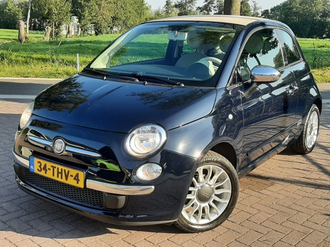 Fiat 500 - 1.2 69pk Cabrio Airco - AutoWereld.nl