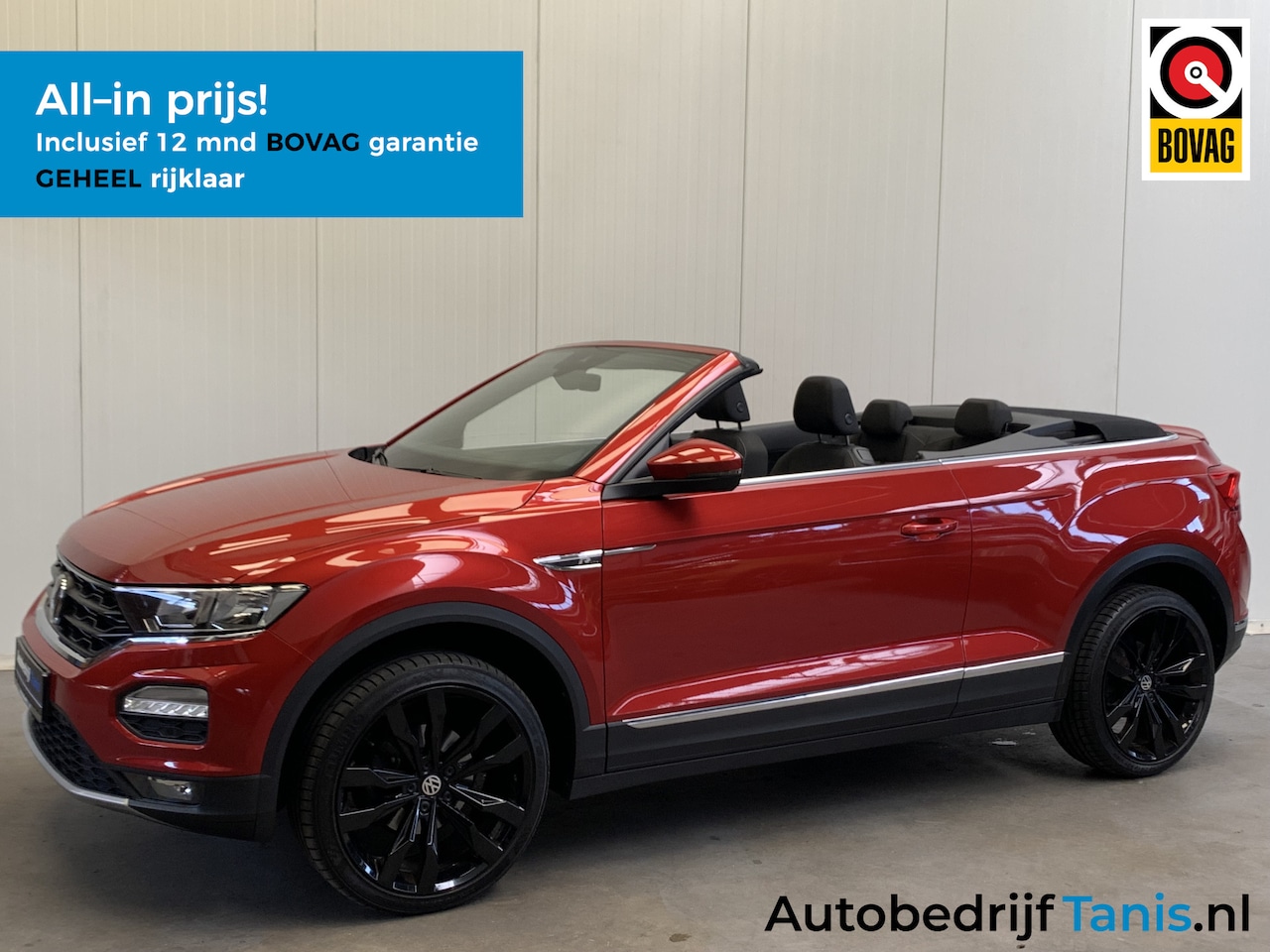 Volkswagen T-Roc Cabrio - 1.0 TSI Style NAVI-ECC-PDC-DIGTAL COCKPIT-LMV 19 INCH - AutoWereld.nl