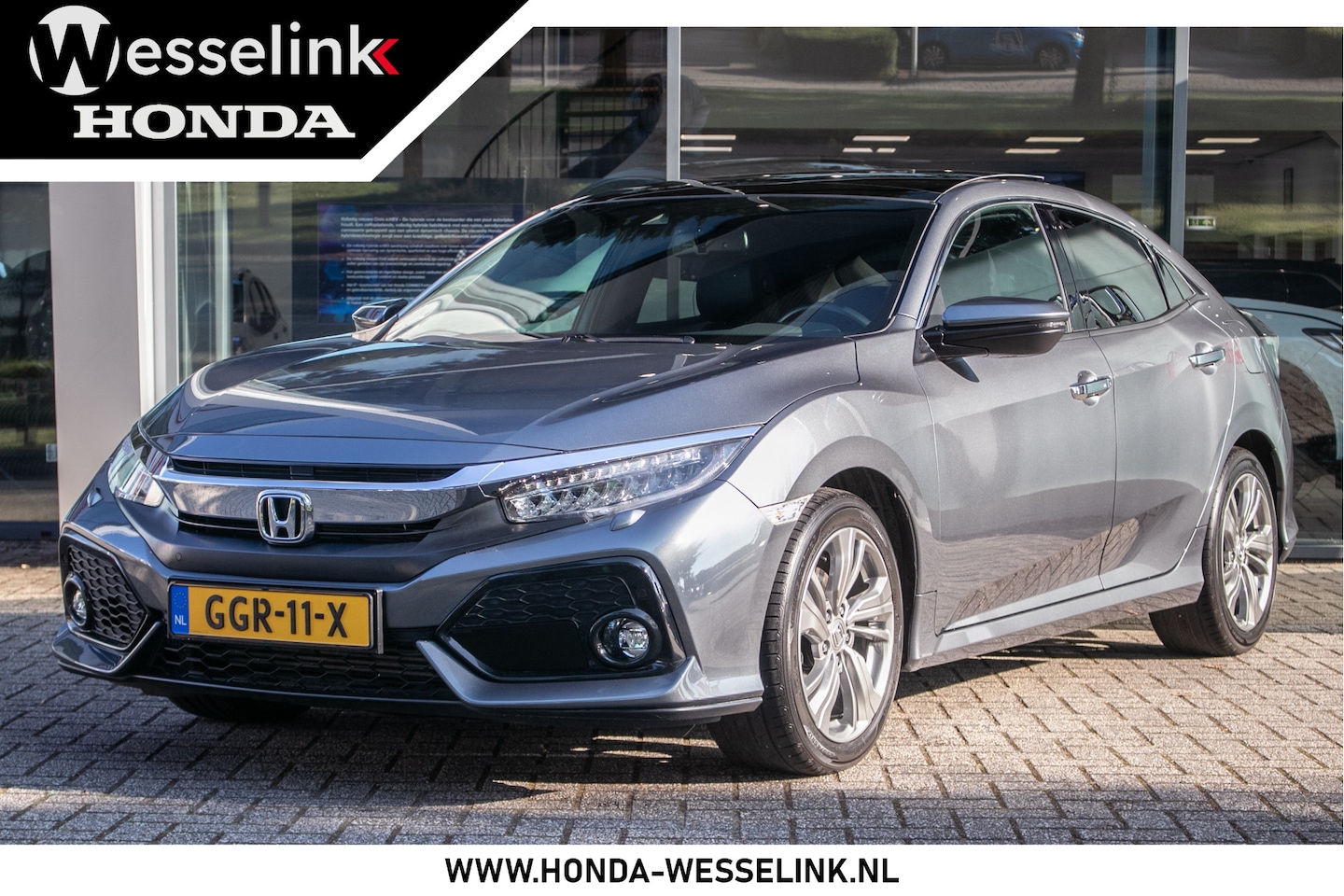 Honda Civic - 1.5T i-VTEC Prestige -All-in rijklaarprijs | Schuifdak | Leder | Navi - AutoWereld.nl