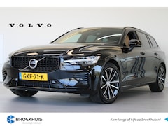 Volvo V60 - T6 350PK AWD Plus Dark | Nappa | Gelamineerd Glas | Stoelventilatie | Trekhaak | Adapt Led