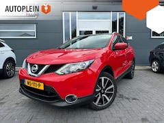 Nissan Qashqai - 1.2 Tekna *Clima*|Leder|Cruise|360°camera|Trekhaak|NAP|Stoelverwarming