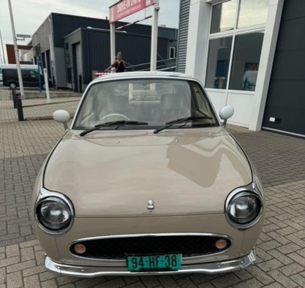 Nissan Figaro - 536 topaz mist, automaat, airco, turbo - AutoWereld.nl