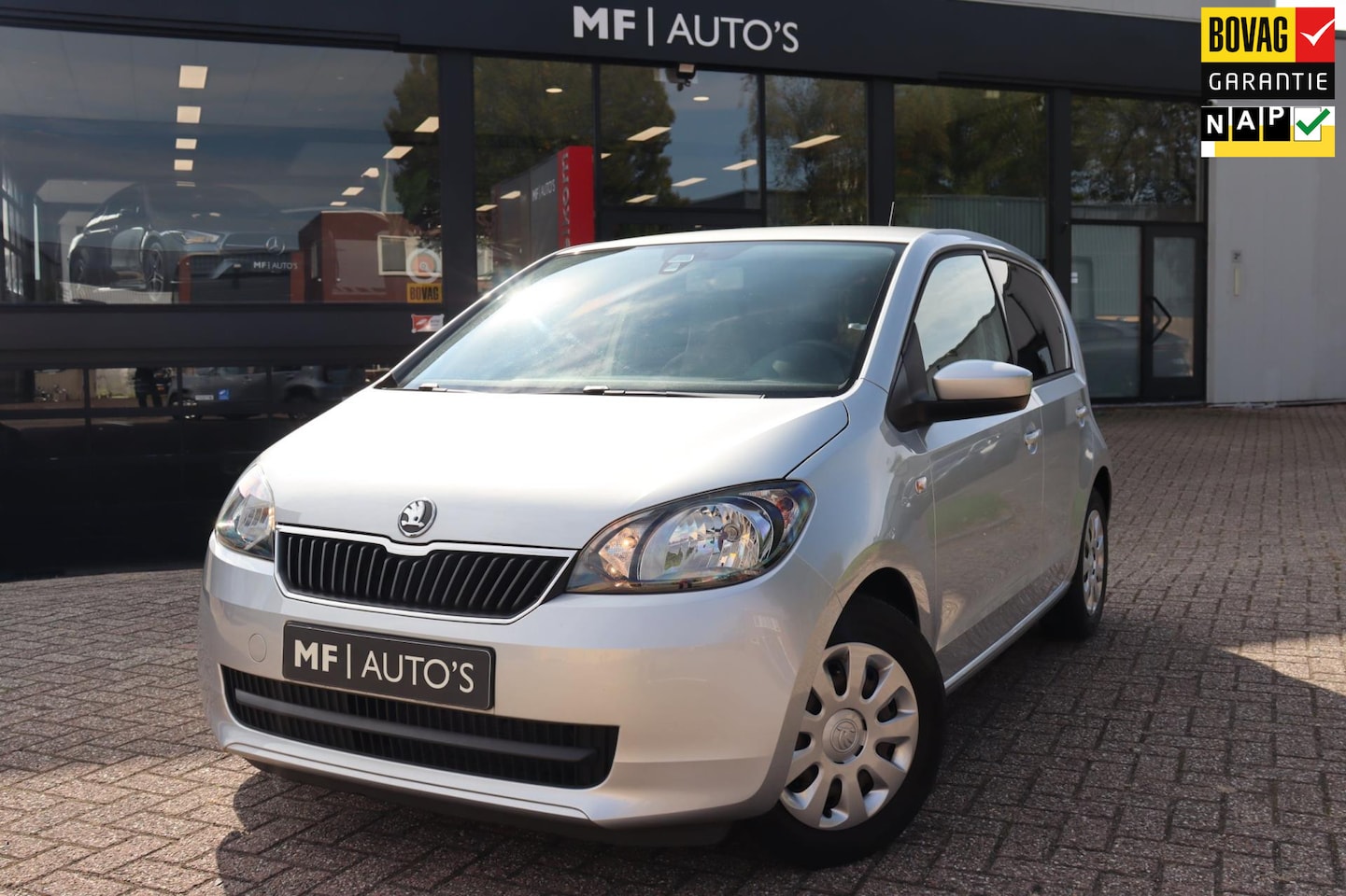 Skoda Citigo - 1.0 Greentech Ambition 5D|Airco|Stoelverwarming|Bluetooth|Cruise - AutoWereld.nl