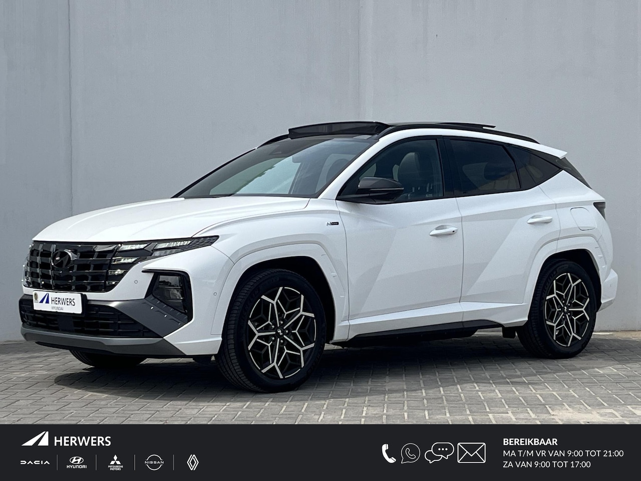 Hyundai Tucson - 1.6 T-GDI PHEV 265PK Automaat N Line Sky 4WD / Plug-in / Schuif-/kanteldak /Alcantara/lede - AutoWereld.nl