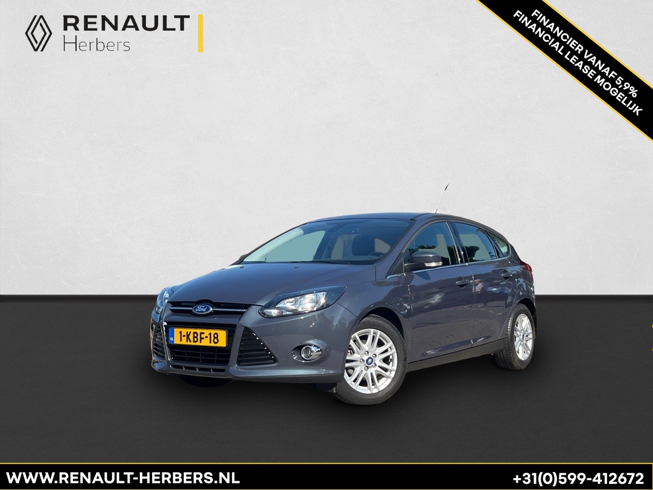 Ford Focus - 1.0 EcoBoost Titanium SLECHTS 52.035 KM / 1E EIGENAAR / VELE OPTIES - AutoWereld.nl