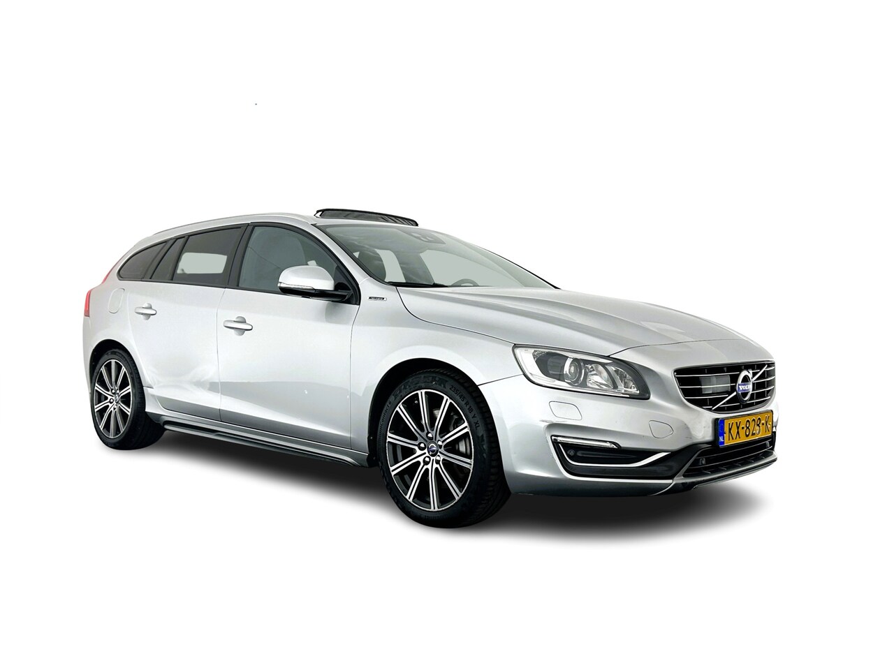 Volvo V60 - 2.4 D5 Twin Engine Summum PANO | NAVI-FULLMAP | ADAPT.CRUISE | NAPPA-VOLLEDER | BI-XENON | - AutoWereld.nl