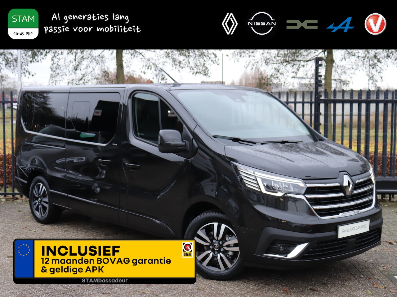 Renault Trafic - L2H1 Spaceclass dCi 170pk EDC/Automaat RIJKLAAR | 7-persoons | Navi | Zeer luxe | 17" velg - AutoWereld.nl