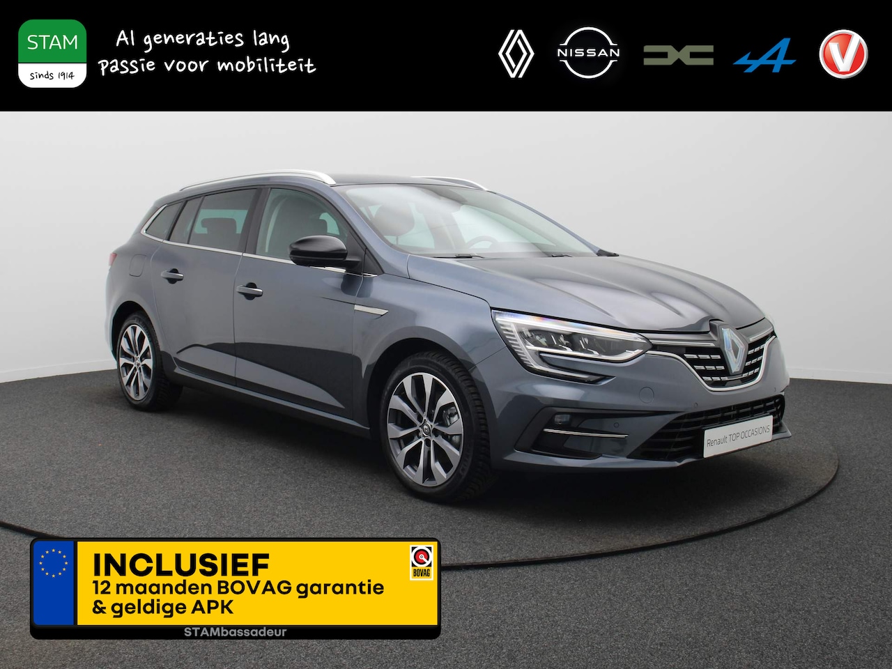 Renault Mégane E-Tech - Estate Plug-In Hybrid 160pk Techno Camera | Climate | Navi | 17" Velgen - AutoWereld.nl