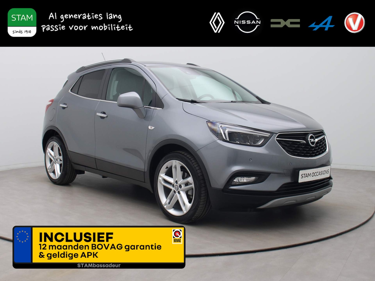 Opel Mokka X - 140pk Turbo Innovation AUTOMAAT Camera | Climate | Leder | Navi | Schuif-/kanteldak | Trek - AutoWereld.nl