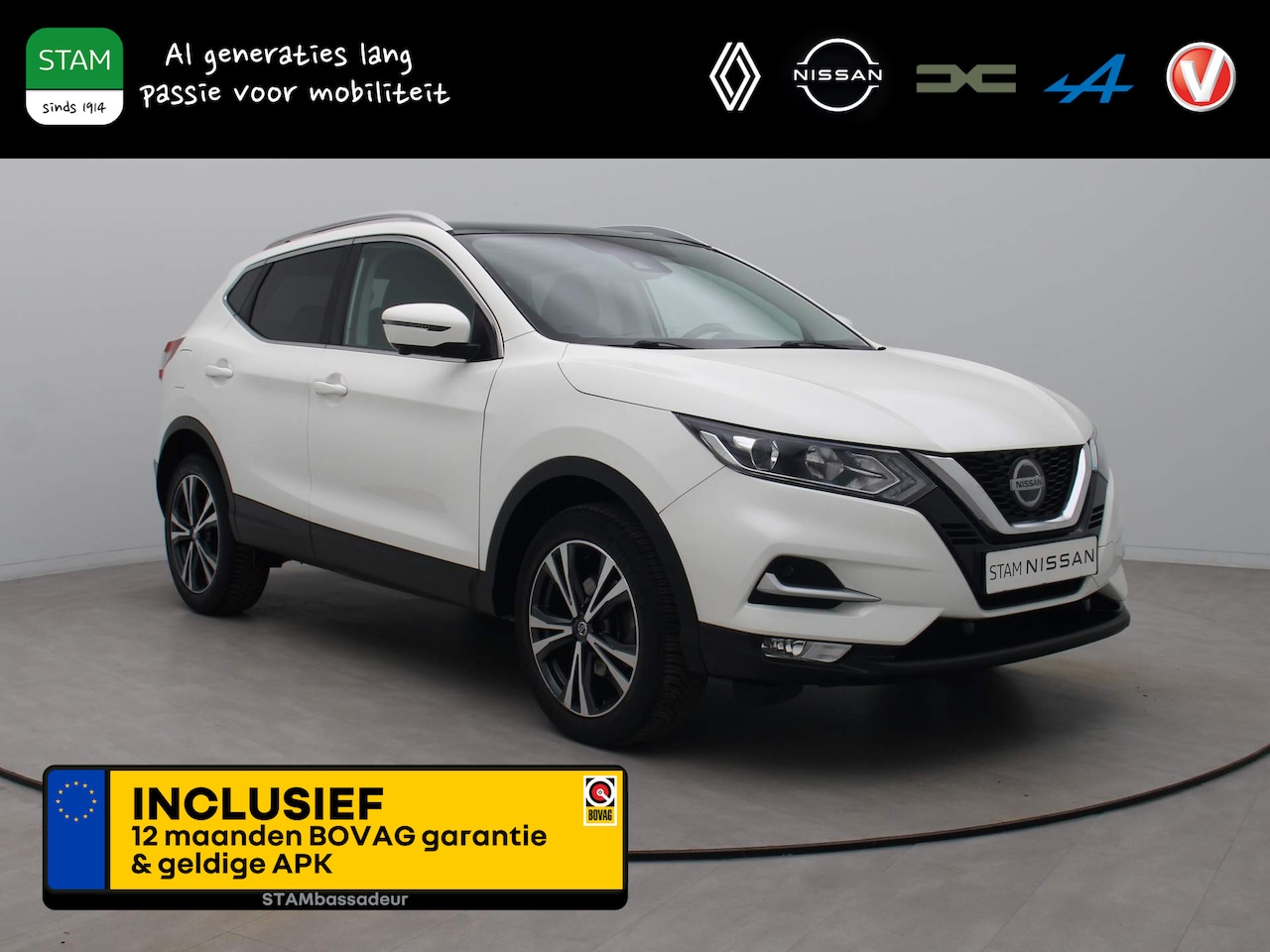 Nissan Qashqai - 115pk N-Connecta 360° Camera | Climate | Navi | Panoramadak - AutoWereld.nl