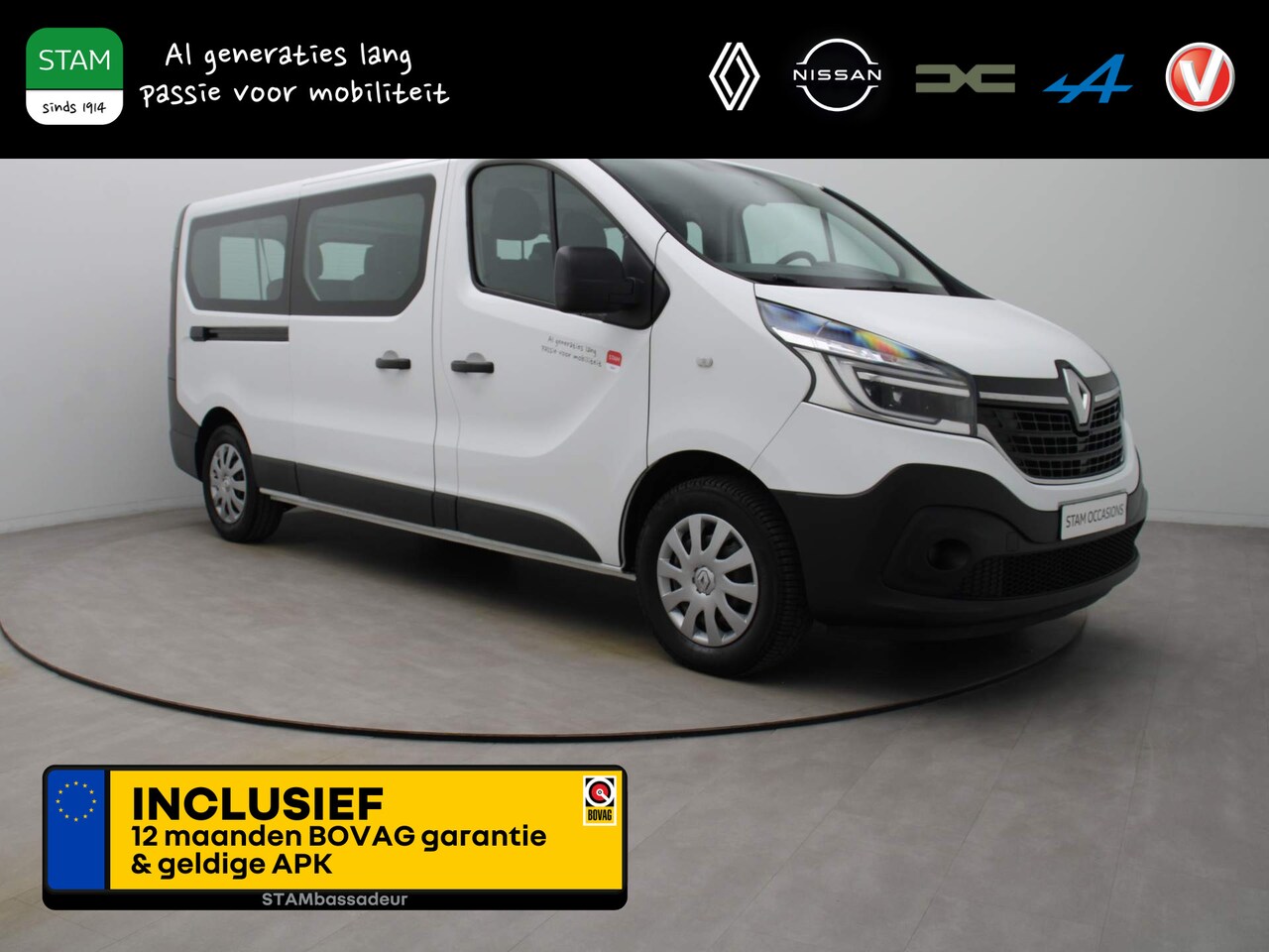 Renault Trafic Passenger - dCi 120pk Grand Zen 9-persoons Airco | Cruise control | Navi - AutoWereld.nl