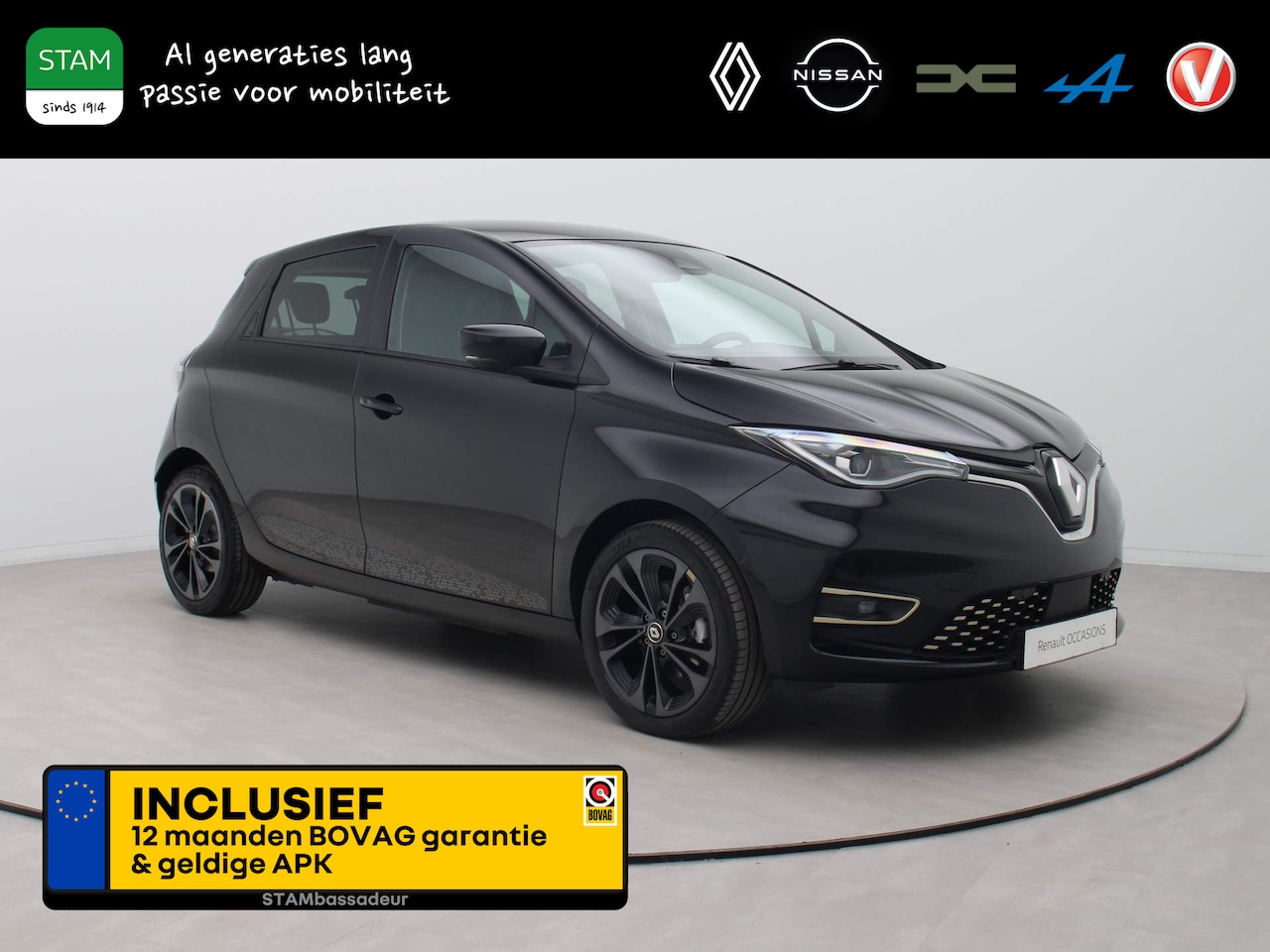 Renault Zoe - R135 Iconic 52 kWh Camera | Climate | 9,3" Navi | Parksens. - AutoWereld.nl