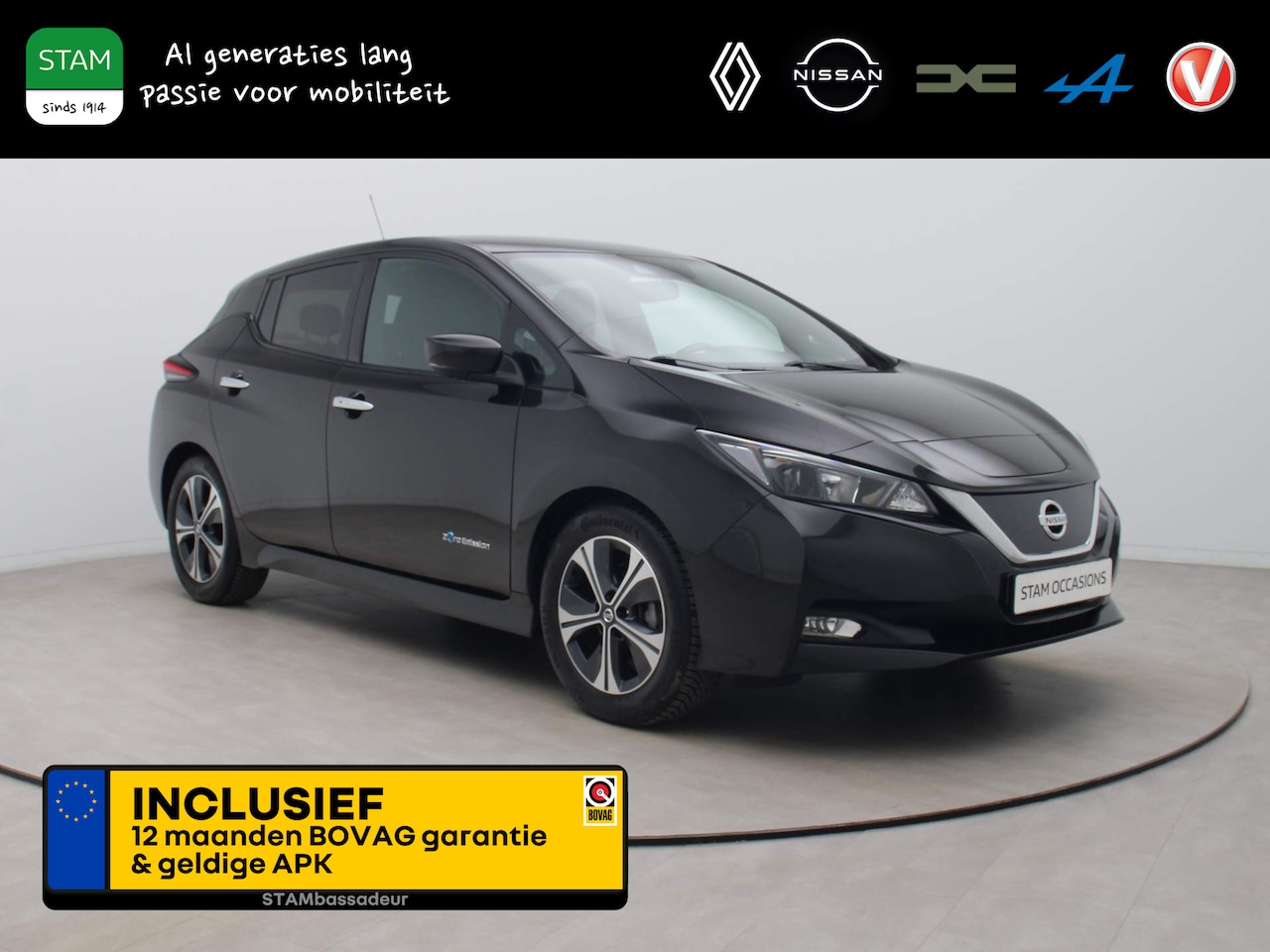 Nissan LEAF - 2.ZERO EDITION 40 kWh Adapt. cruise | 360° Camera | Navi | Stoel-stuurverwarming - AutoWereld.nl