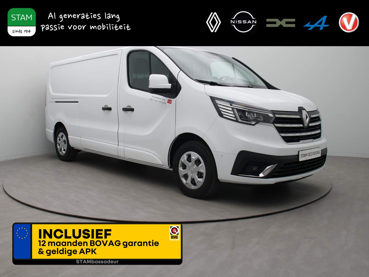 Renault Trafic E-Tech - Electric L2H1 T29 GB Comfort  Airco | Camera | Navi | Parkeersensoren - AutoWereld.nl