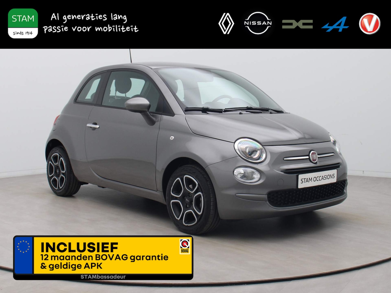 Fiat 500 - 70pk Hybrid Club Airco | Carplay | Cruise control - AutoWereld.nl