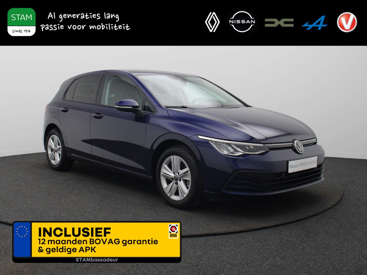 Volkswagen Golf - 130pk TSI Life Adapt. cruise | Climate | Navi | Parksens. v+a - AutoWereld.nl