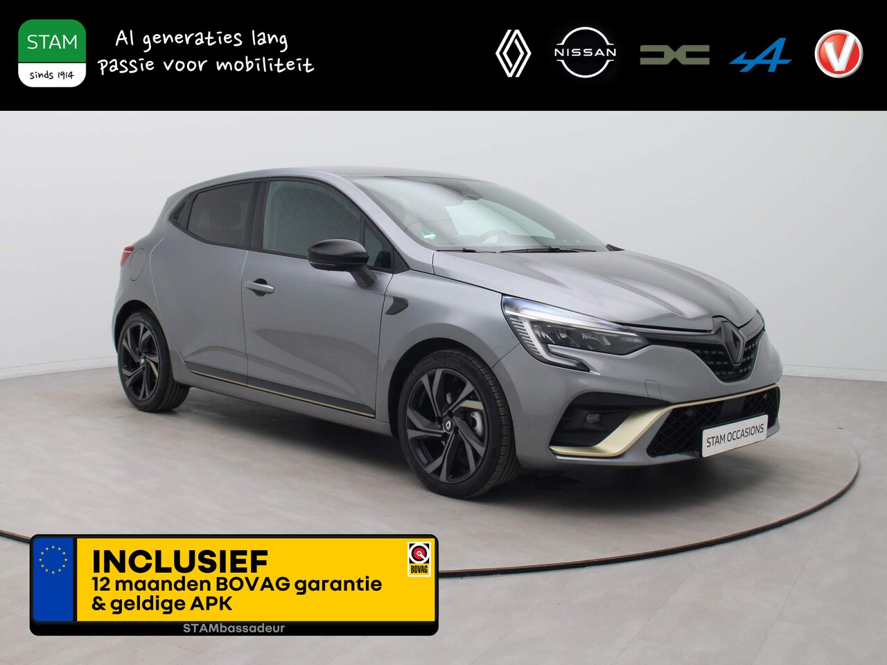 Renault Clio - E-Tech Hybrid 145pk Engineered Adapt. Cruise | Climate | Camera | Navi |  Stoelverwarming - AutoWereld.nl